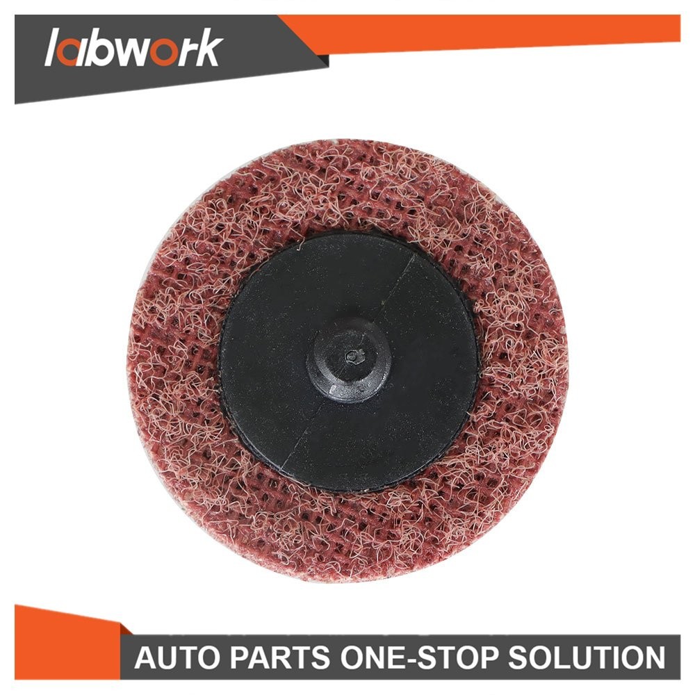 Labwork Medium Surface Conditioning Disc Roll Lock Grinder Sanding Pads 50Pcs 2"