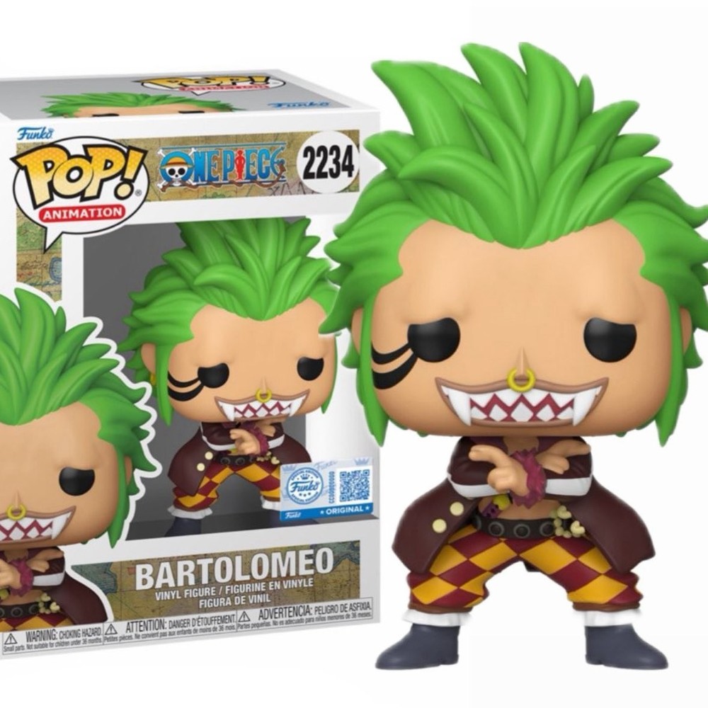 Funko Pop! Bartolomeo #2234 One Piece Exckusive Vinyl + PROTECTOR
