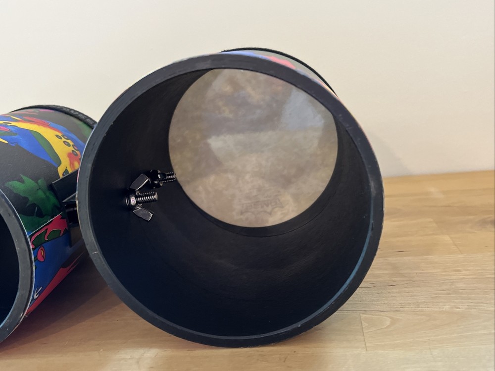 Remo Kid's Percussion Rain Forest Bongos - EUC