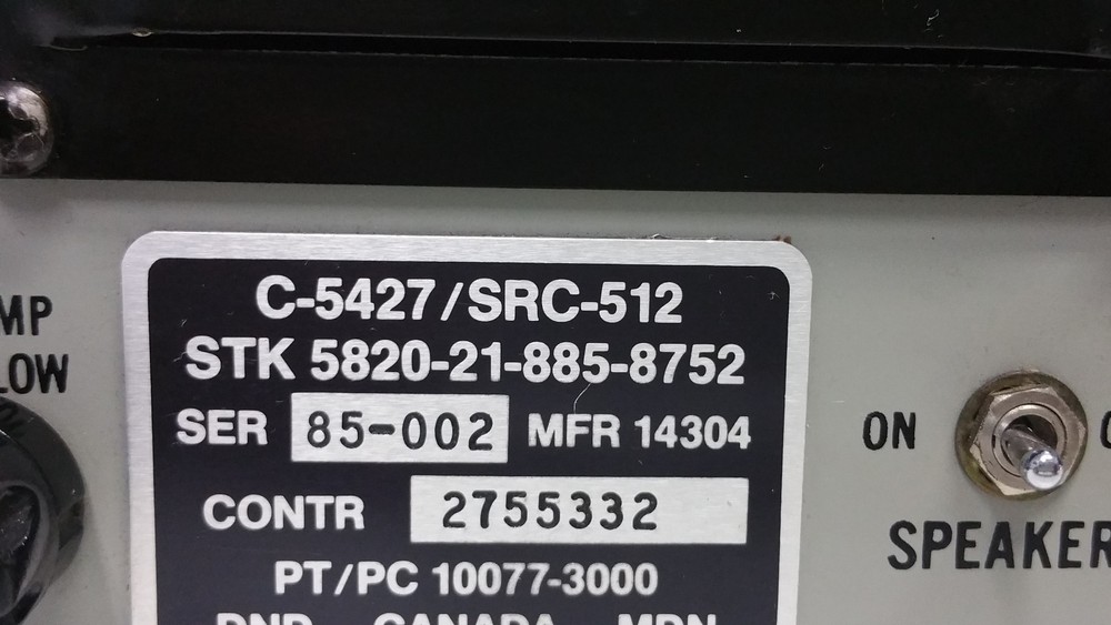 RF-258-06 Harris Remote Control