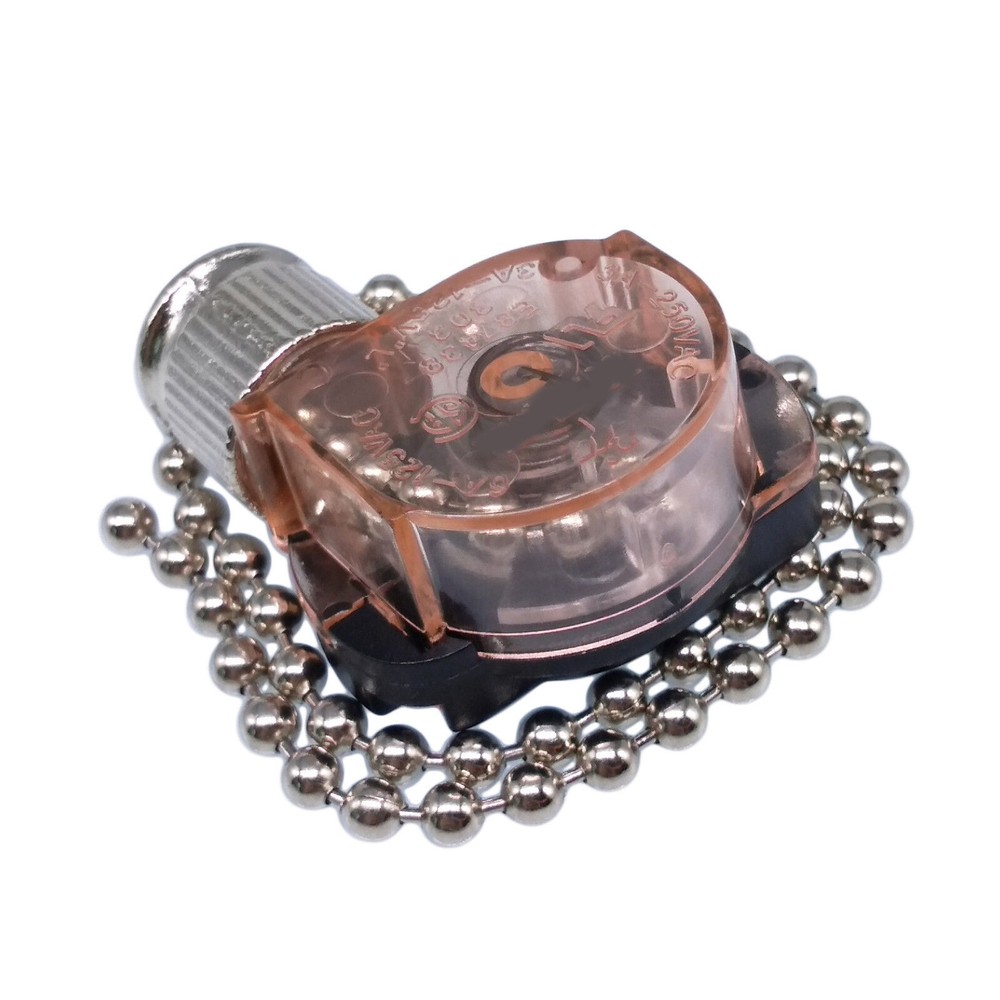 E87438 Switch ON OFF Ceiling Fan Light Lamp Pull Chain 2 Wires