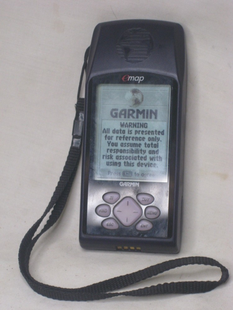 Garmin eMap AM 12 Parallel Channel GPS Portable Handheld Tested electronic map