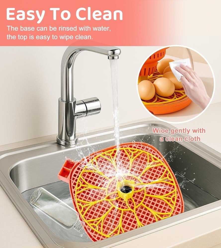 12 Egg Incubator for Hatching Eggs, Smart Temperature and Humidity Control, A...