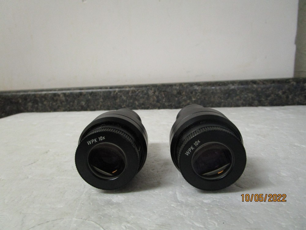 Qty (2) WPK 10x Eye Piece /  Microscope Lens