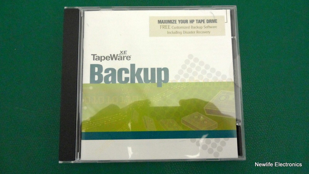 (New) HP C1529-10019 XE TapeWare Backup Software