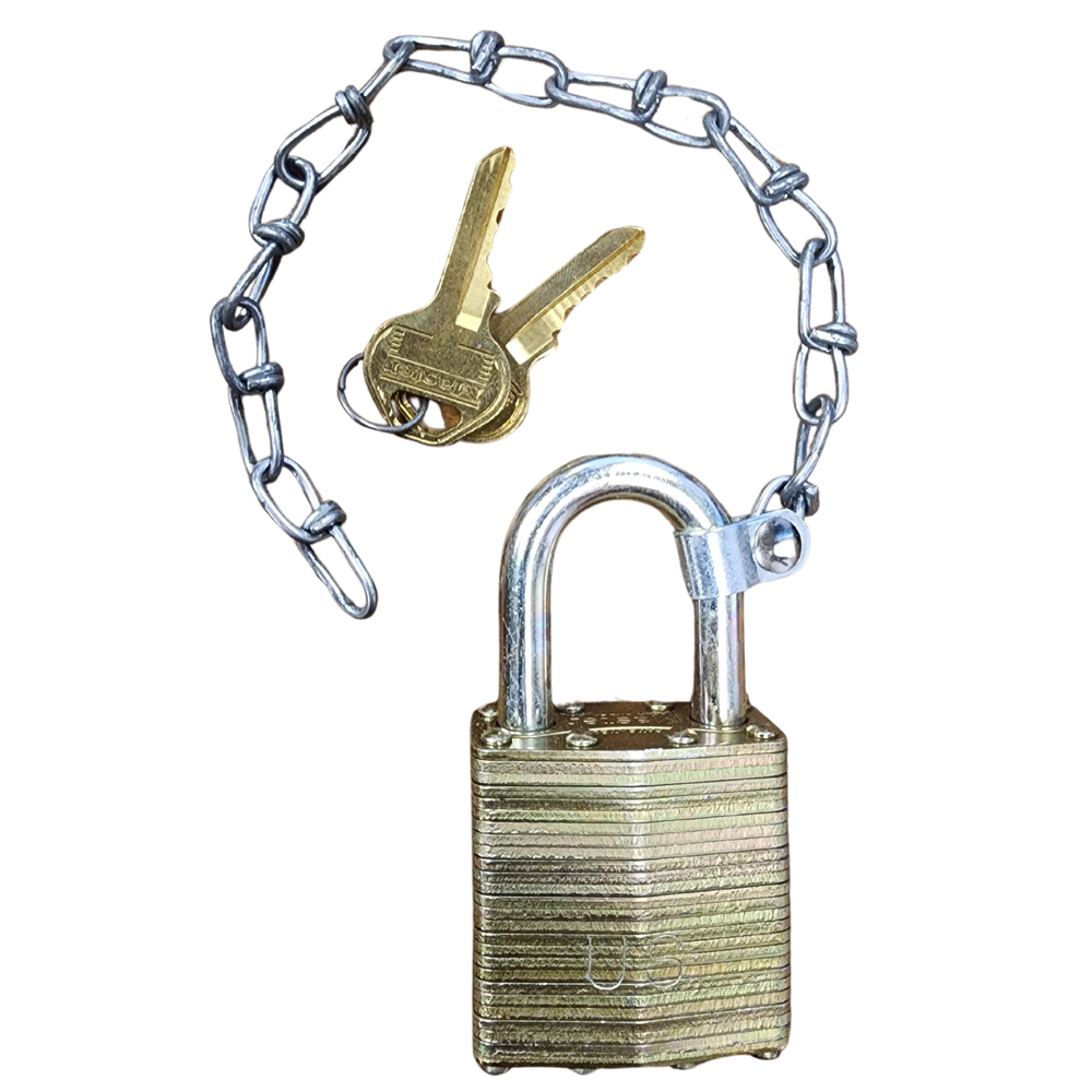 New Masterlock Padlock With Keys *mocinc.1982*