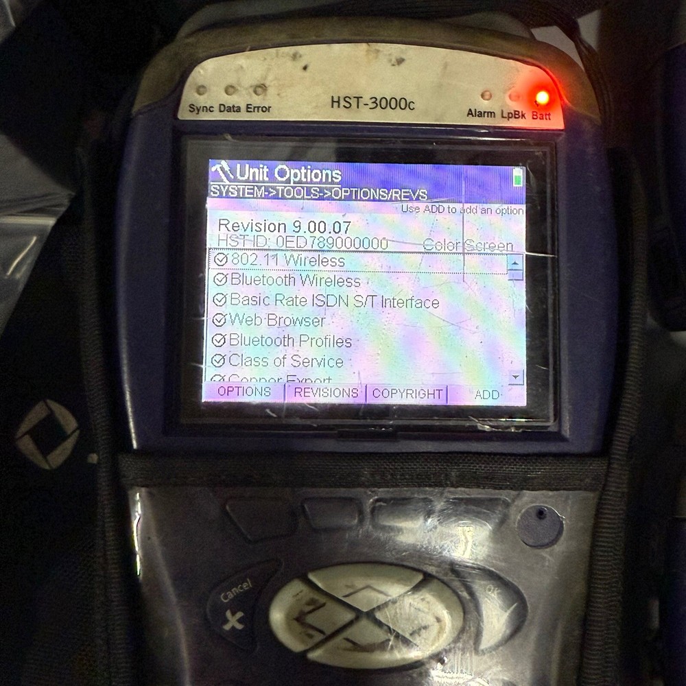 JDSU HST-3000c TDR Network Tester w/ 10 Modules & All Options