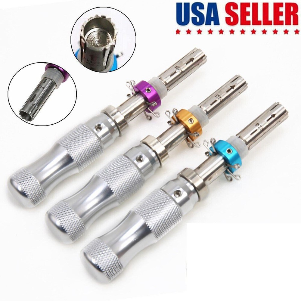3Pcs 7 Pin Advanced Tubular Lock Tool Set For Padlock Hook Tool Seal Pick Puller