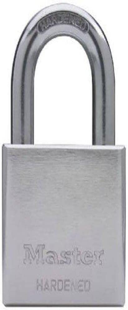 Master 532DPF Chrome Steel Body Keyed Different Padlock
