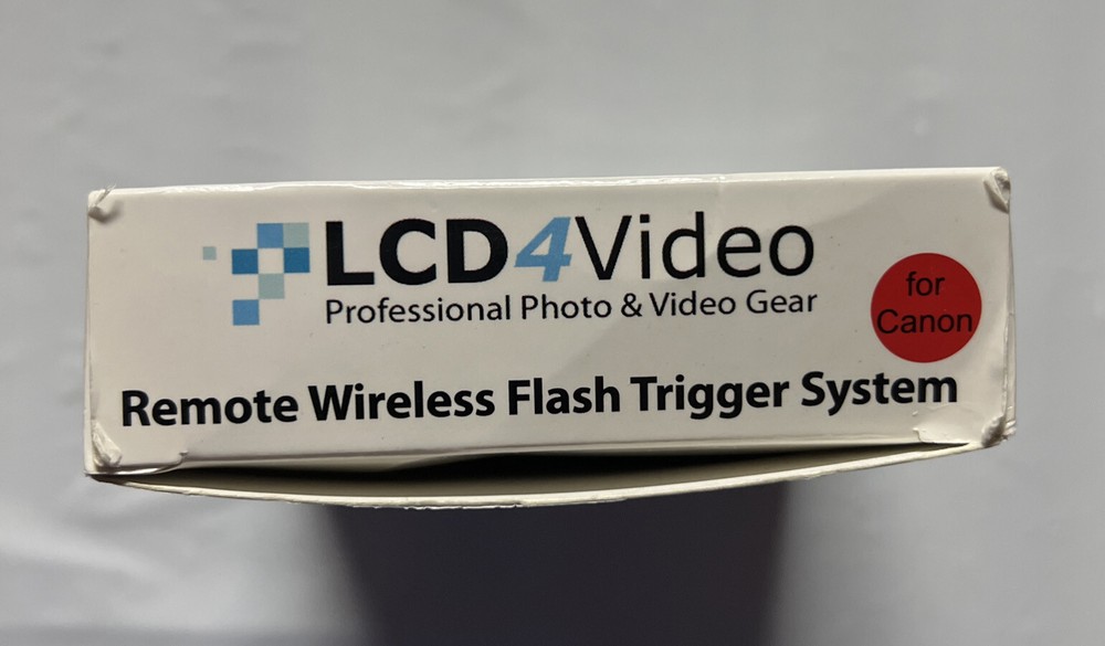 LCD 4 Video Photo Gear II Wireless Flash Trigger Remote System for Canon