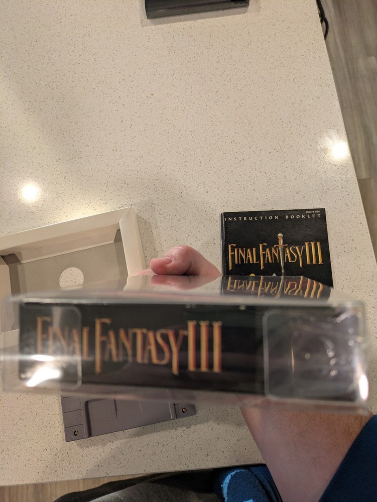 Final Fantasy 3 (SNES) Manual Poster *Video*
