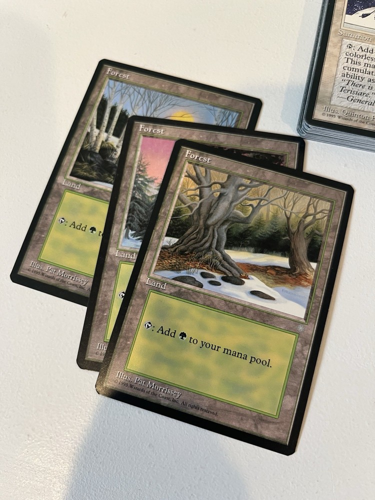 MTG Ice Age Complete 121 Common Set PLUS 15 Basic Land Set NM PACK FRESH