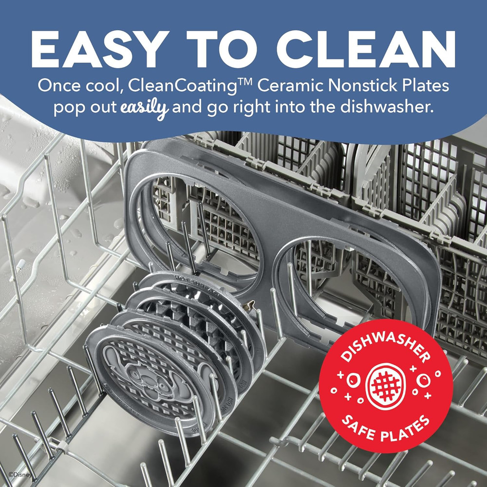 Disney | Multimaker® Double Mini Maker System - Convenient Electric Waffle Make