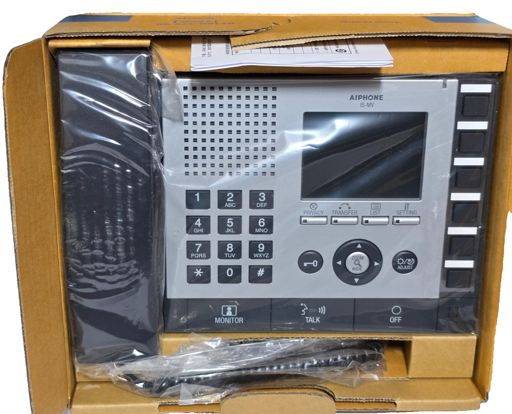 Aiphone IS-MV Video Intercom Master Station with Handset