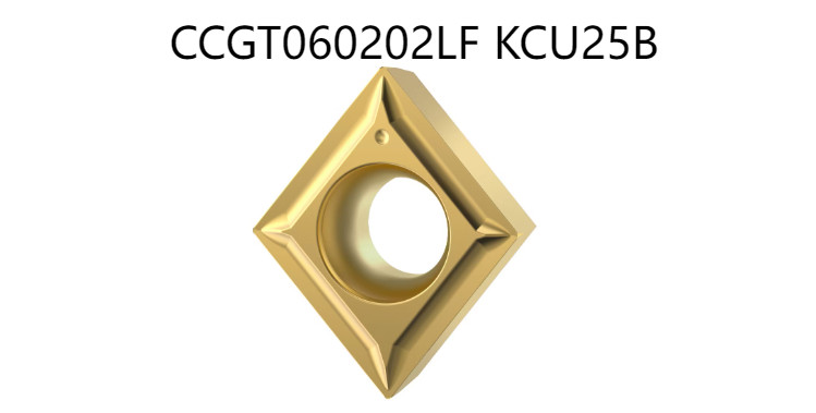 5  PCS  ORIGINAL  INSERTS    CCGT060202LF KCU25B