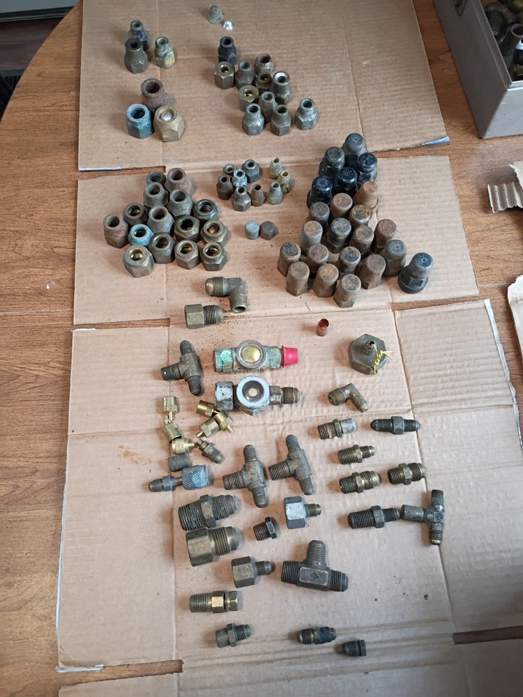 assorted hvacr fittings