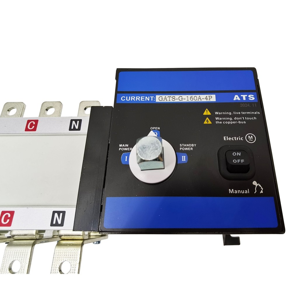 4P 160A ATS Dual Power Automatic Transfer Switch for Diesel Generator