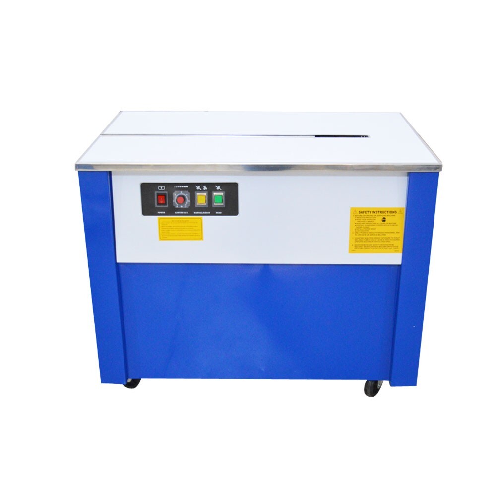 6-15MM Polyethylene Plastic Tape Strapping Machine Semi-Auto Wrapping Machine