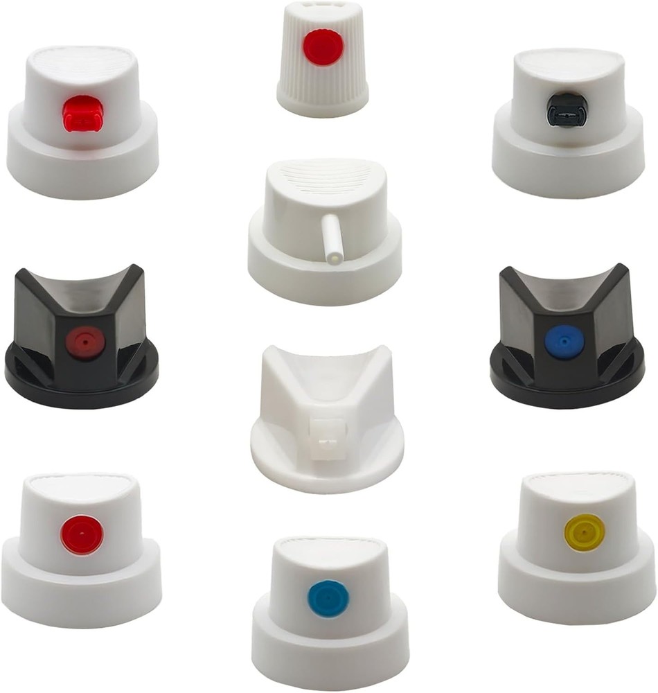 High-Quality Spray Can Nozzle Replacement – 10 Assorted Tips for Home Use