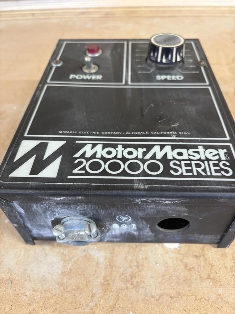 Motor Master 20000 Series DC drive and speed controller good working condition