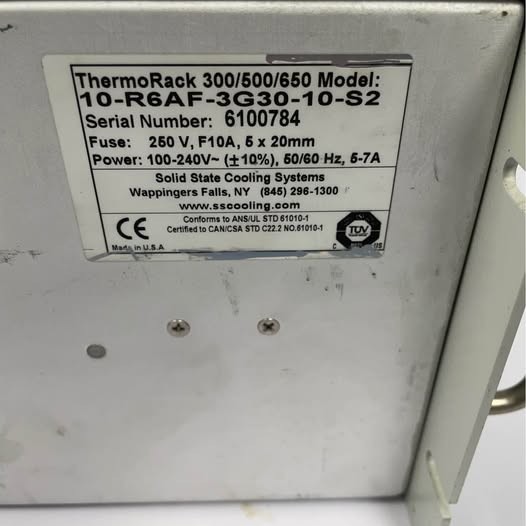 ThermoRack 10-R6AF-3G30-10 S2 Solid State Cooling Systems Recirculating Chiller
