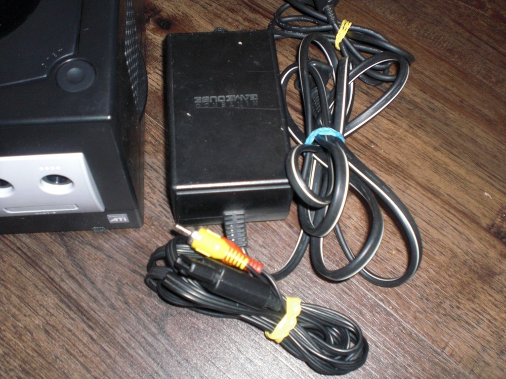 Nintendo GameCube Console System Original w Controller Power Cord AV BLACK #3