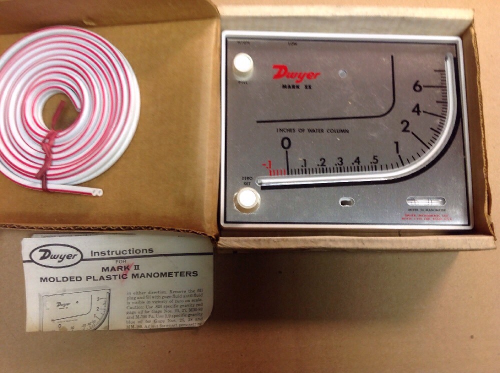 Dwyer Manometer Mark II
