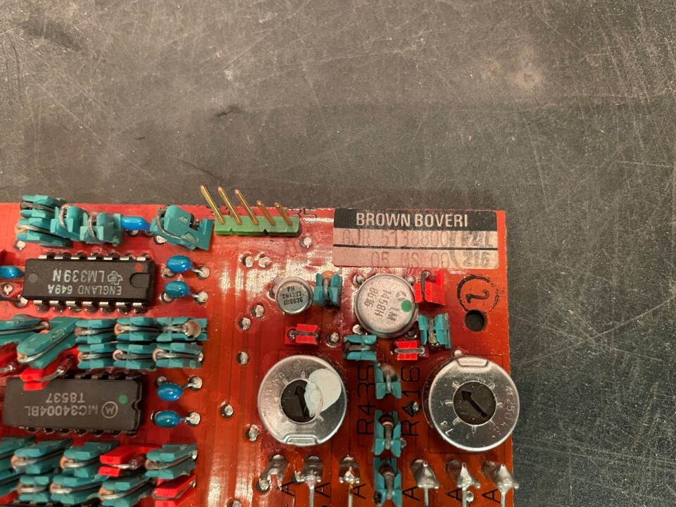 ABB GJR5138800R2 Circuit Board