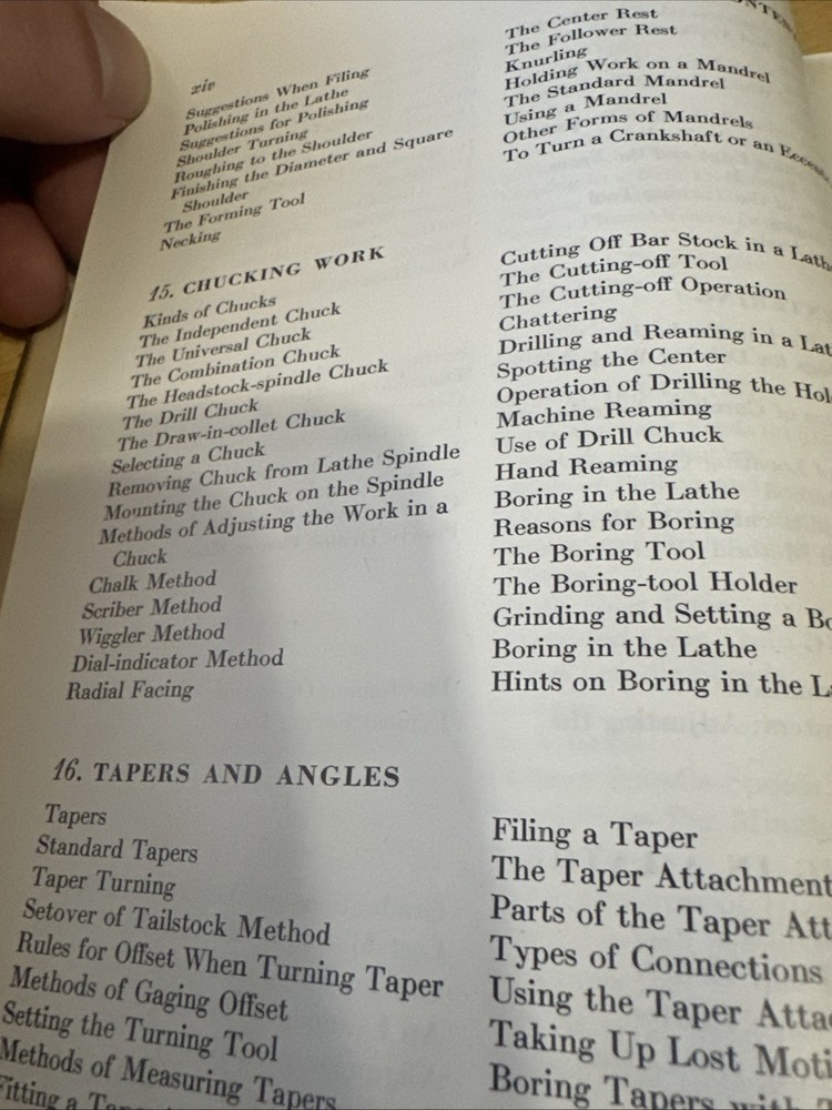 Machine Tool Operation Manual