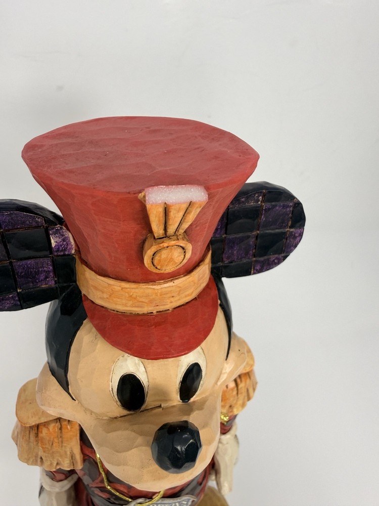 Jim Shore Disney Traditions Mickey Mouse Salutations Nutcracker Figurine READ