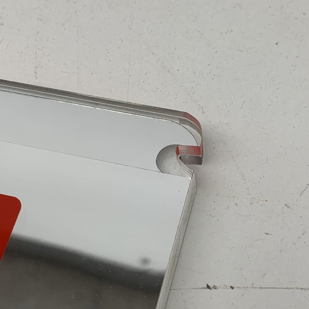 Emergi-Lite RED Edge Lit Mirror Replacement 6" Panel for PNG6 Exit Sign