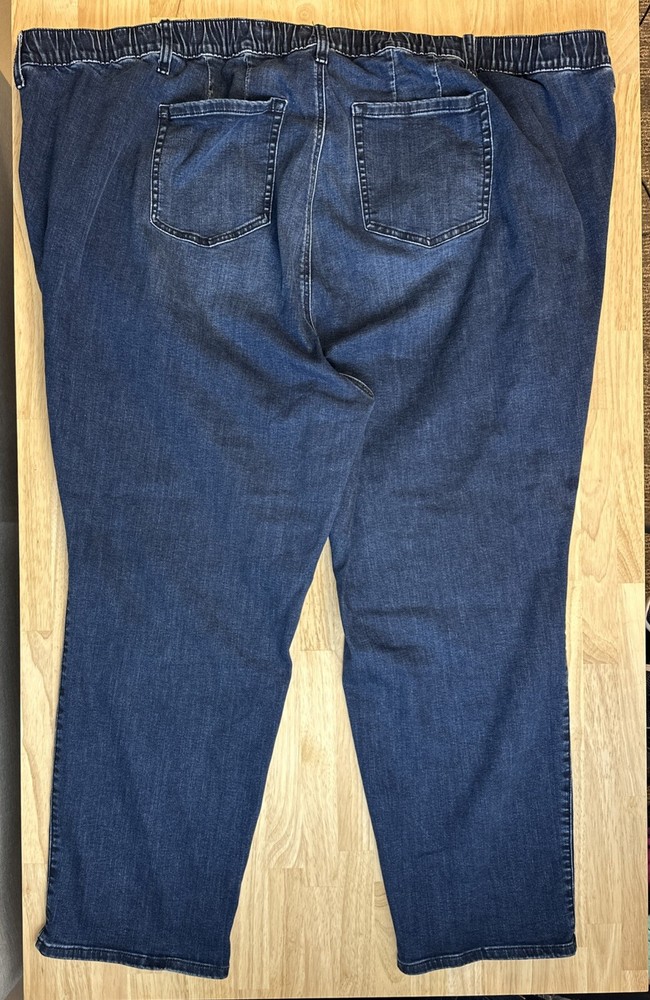 TORRID PULL-ON BOYFRIEND STRAIGHT Stretch Drawstring High Rise Jeans~6R~6x