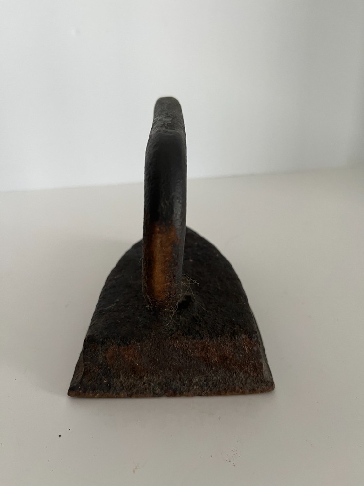 Vintage Rustic Black Sad Flat Iron