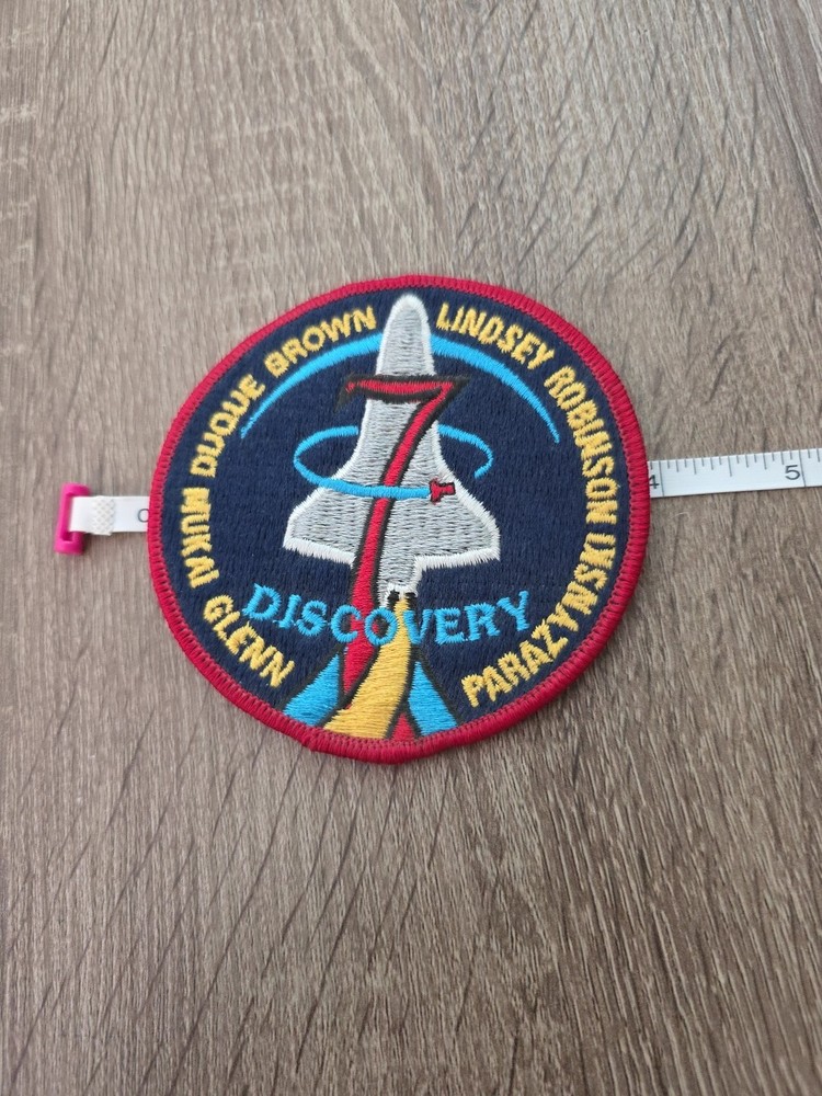 NASA 4" STS-95 SPACE SHUTTLE PATCH, JOHN GLENN RETURN TO SPACE