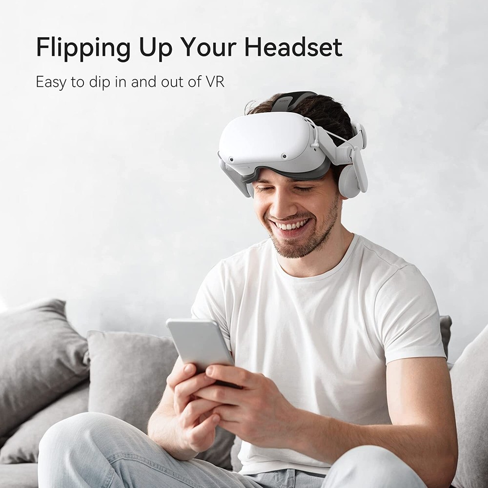 KIWI Design Headphone Head Strap for Oculus Quest 2 Meta Quest 2