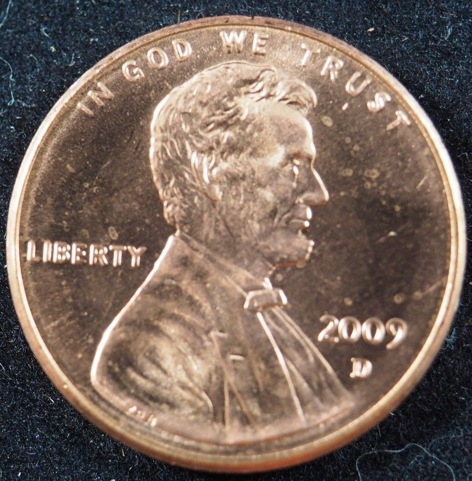 2009 D Lincoln Log Cabin ANACS MS 65+ RD Cent (BU) Penny