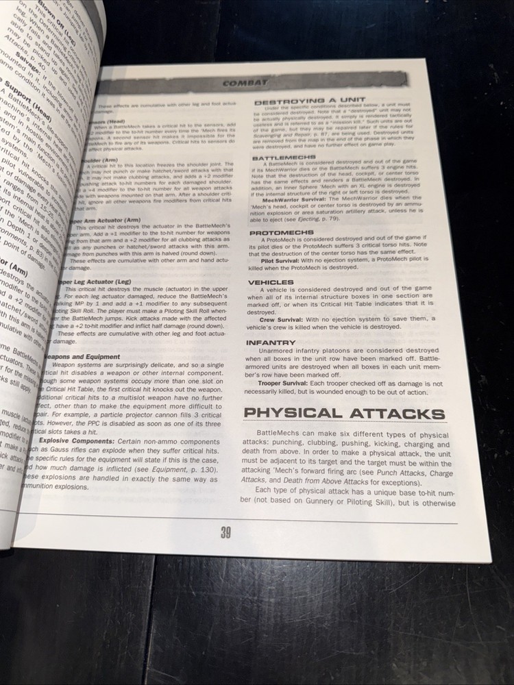 Classic Battletech Master Rules Revised Edition
