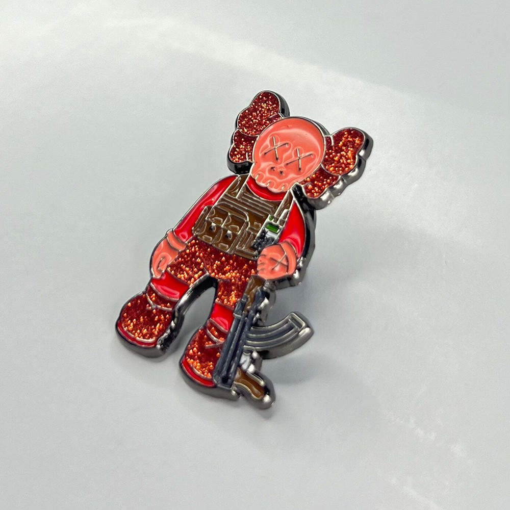 K-A-W-S Red Hat Pin