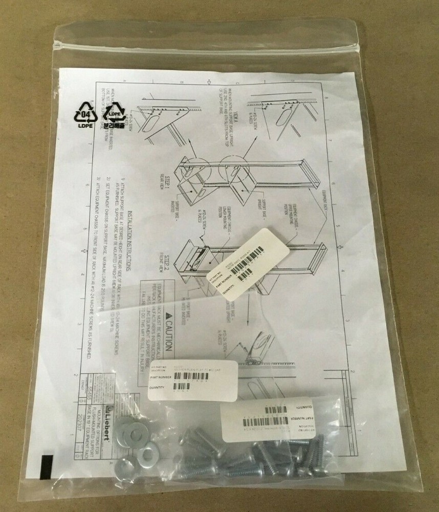Vertiv Flush Mount Shelf Support Designed for Liebert GXT5 UPS RS500 *USED*
