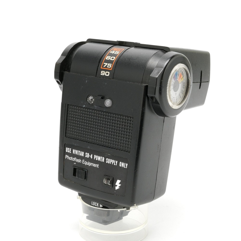 Vivitar 283 Auto Thyristor Flash w/ Filter Adapter & Sensor Adapter