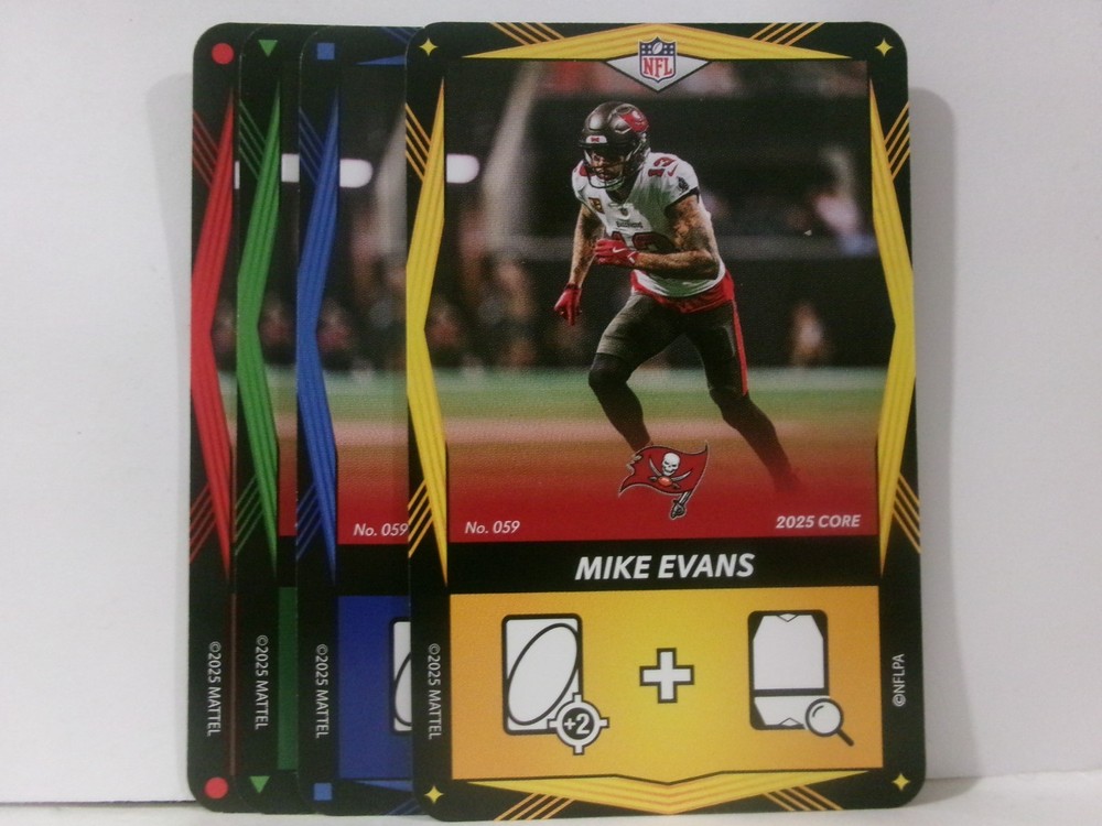 2025 Mattel UNO Elite CORE Edition BASE 4 COLOR LOT #059 MIKE EVANS