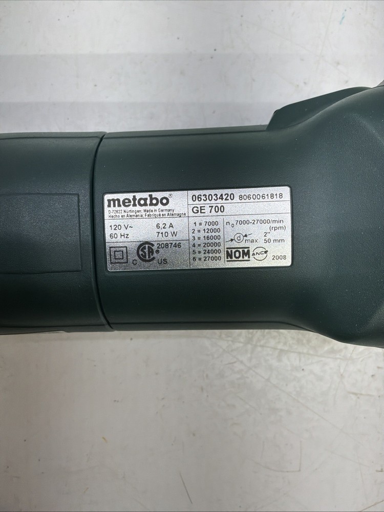 Metabo GE 700 Die Grinder NIB