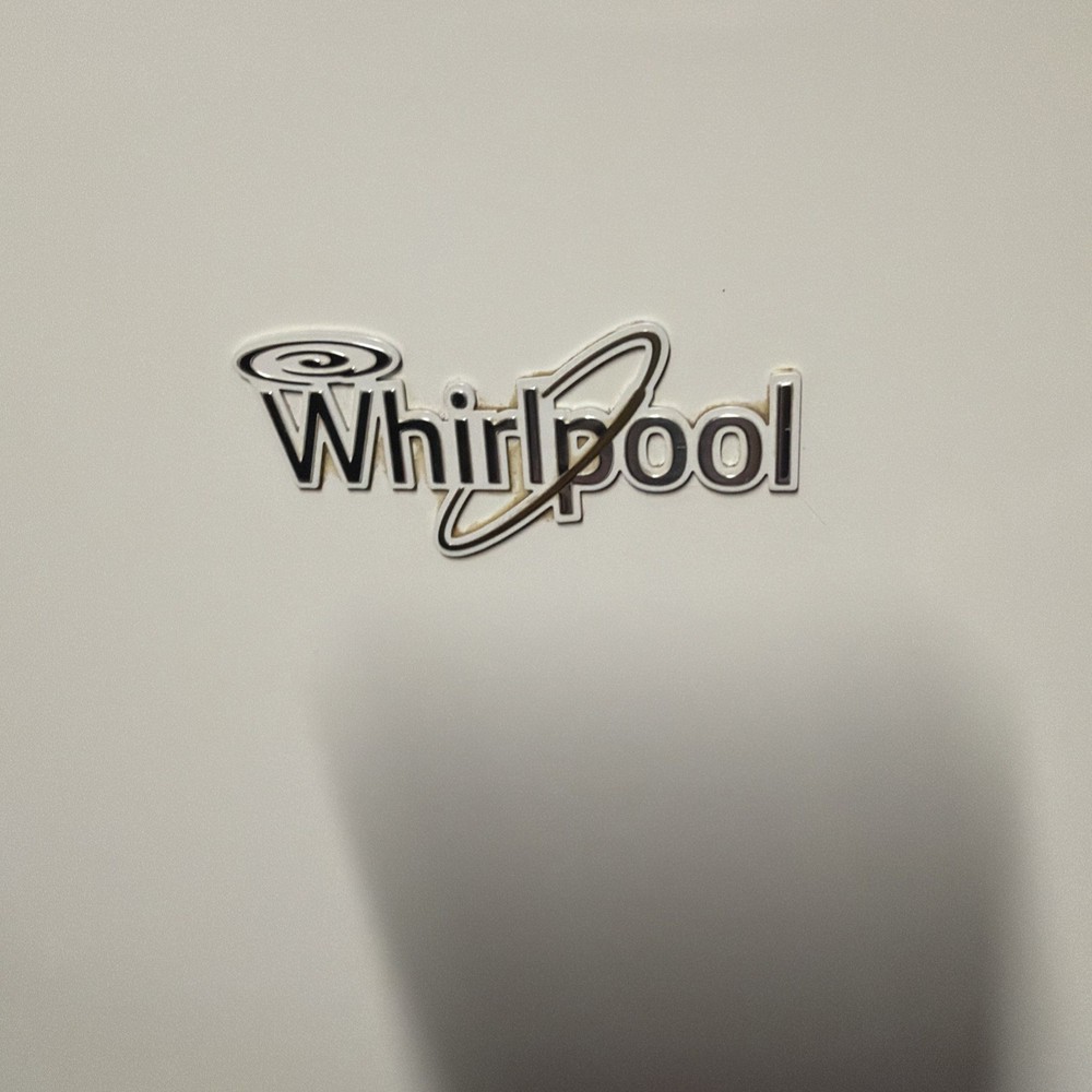 White Whirlpool Cabrio Washing Machine with glass lid