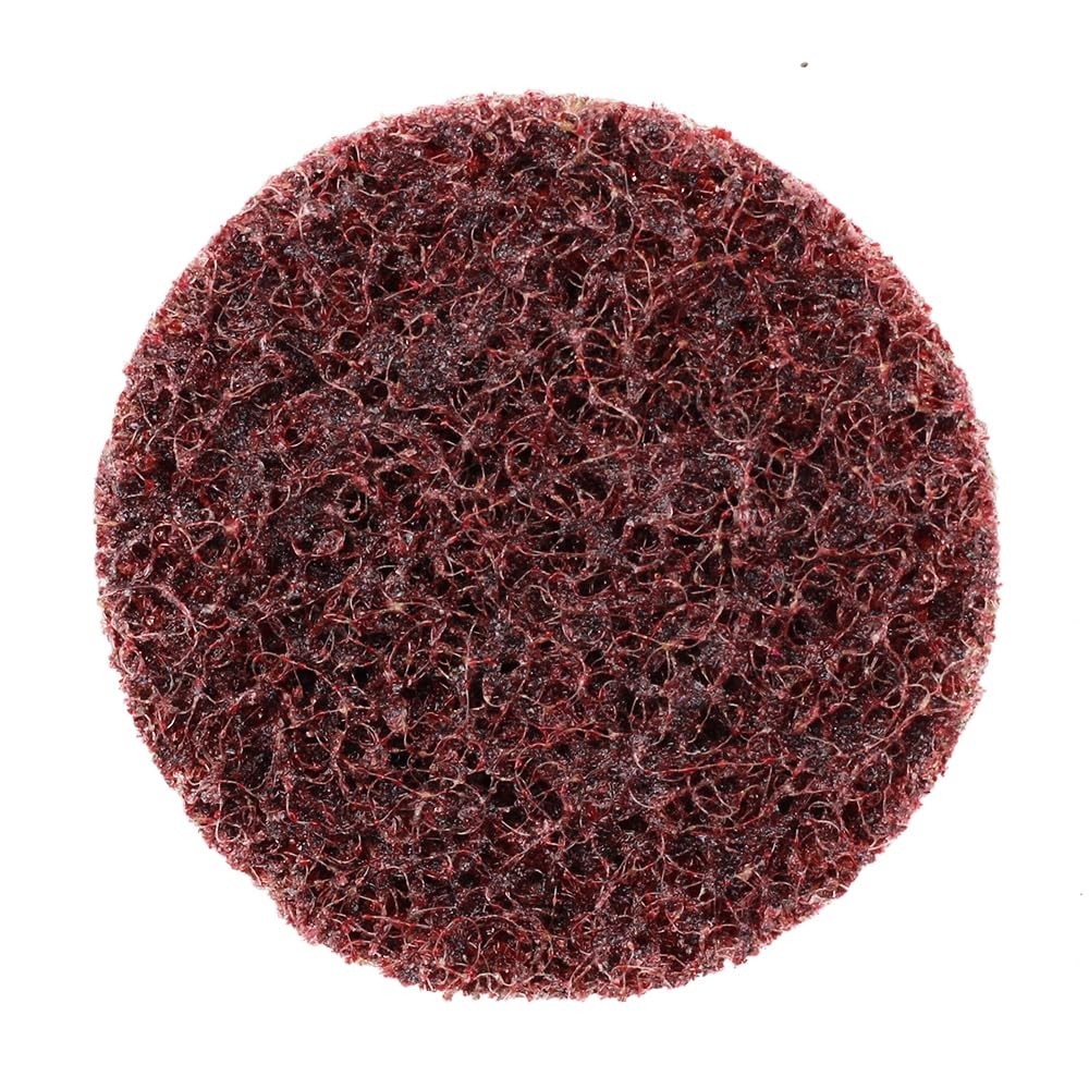Surface Conditioning Quick Change Discs, 2" Red Medium Prep Pad - 25 Pack