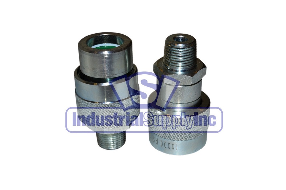 Quick Coupler | Enerpac Interchange C 604 Style | Female Coupler | 3/8" | 2 Pack