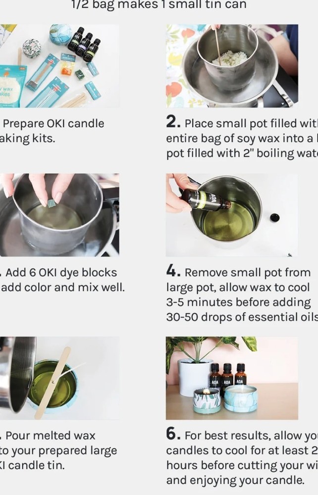 Candle DIY: Candle Color Dye - Blue