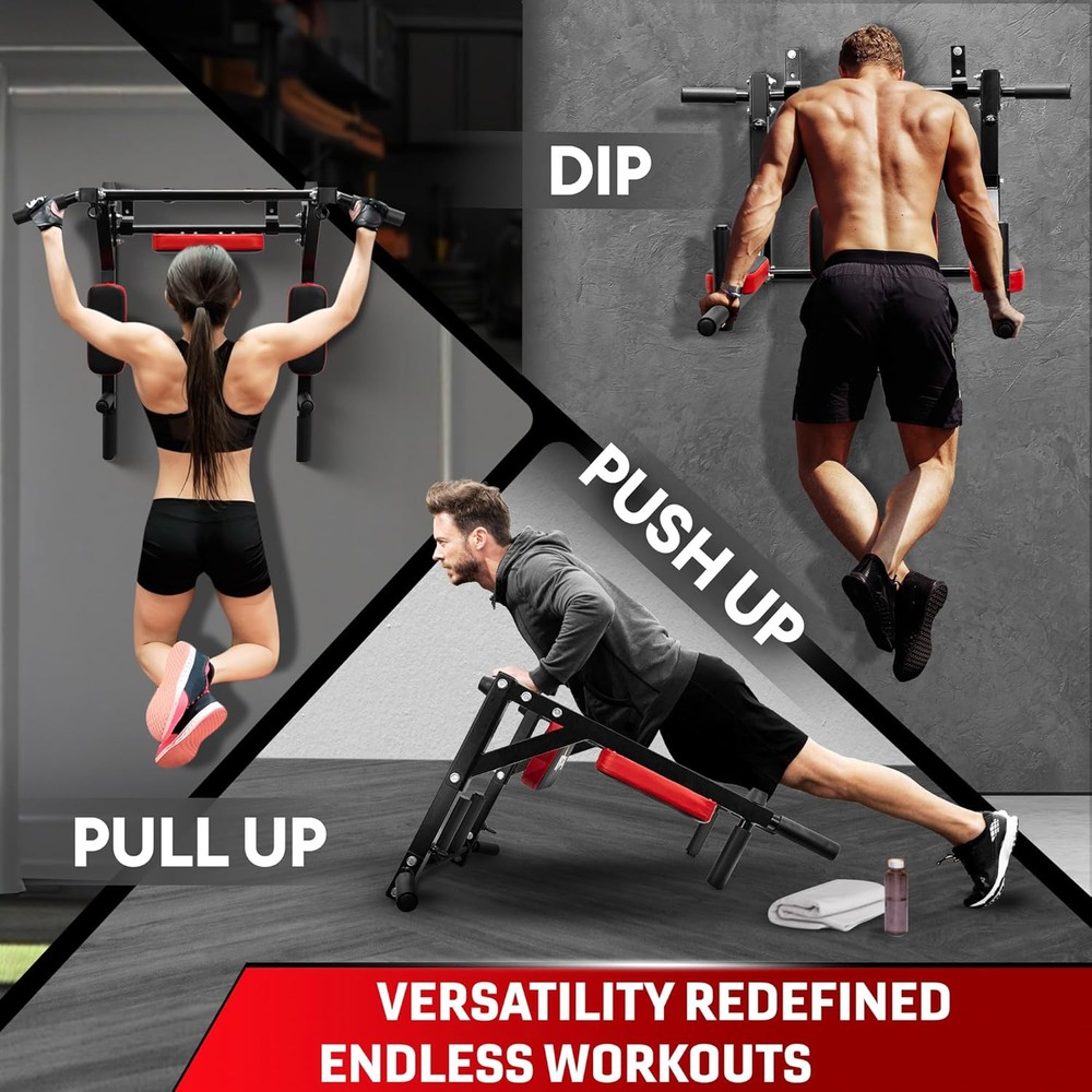 Yes4All Multifunctional Wall A. Mounted Pull Up Bar