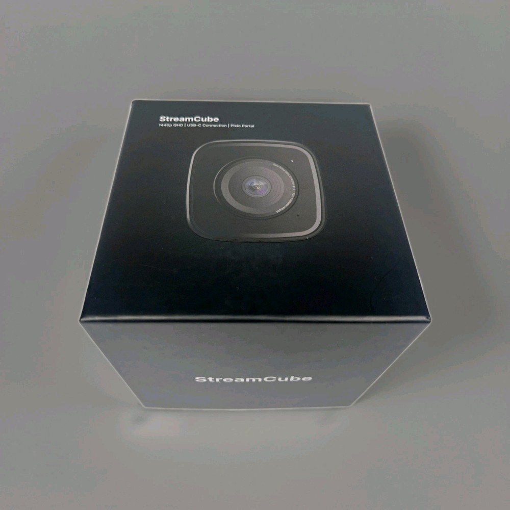 🔥 Pixio StreamCube Webcam Professional 1440p Web Camera - Brand New (Sealed)