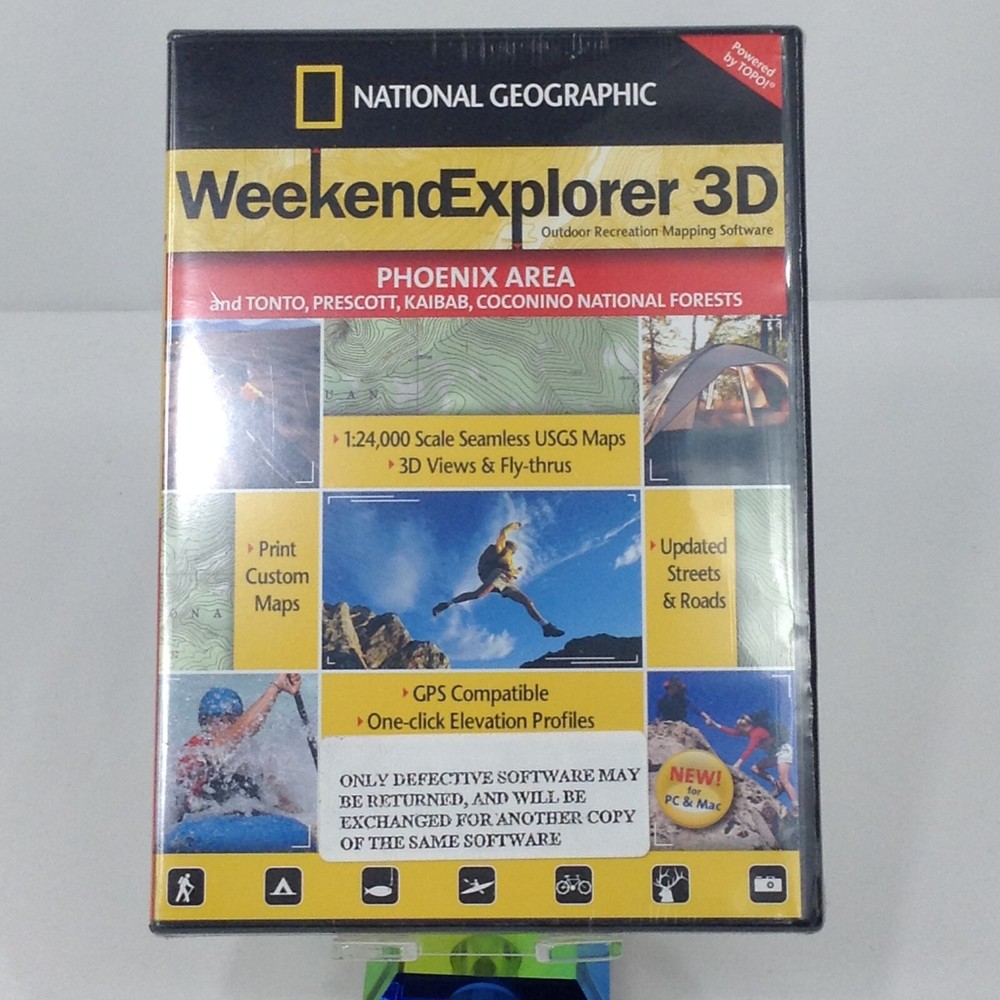 National Geographic WeekendExplorer 3D Mapping Software | Phoenix Area | Shrink