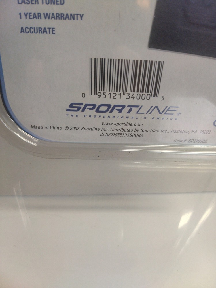 SPORTLINE Electronic Pedometer Walking Jogging Step Count & Distance Tracker New